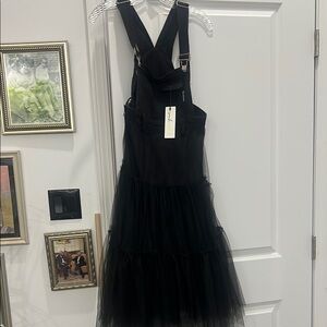 Black Tulle Overall Dress